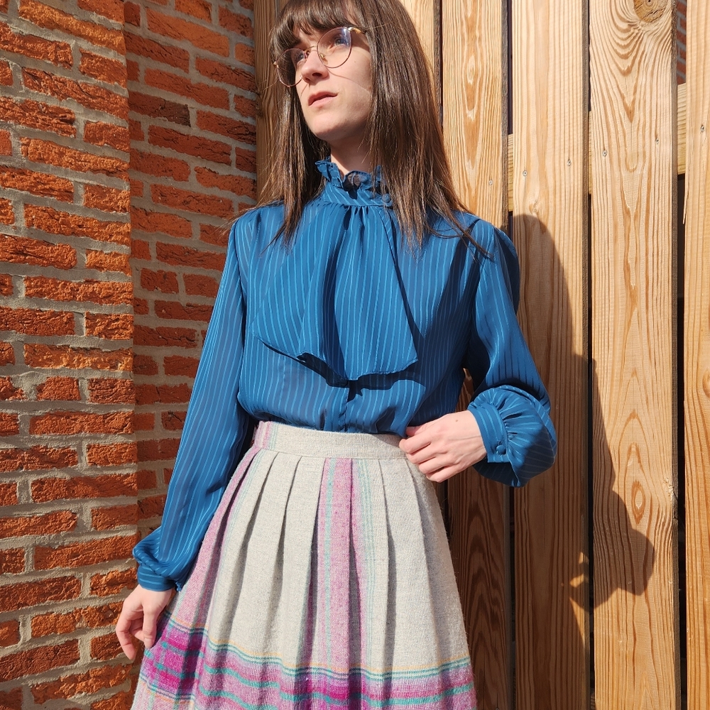 VTG Torqoiuse Blouse